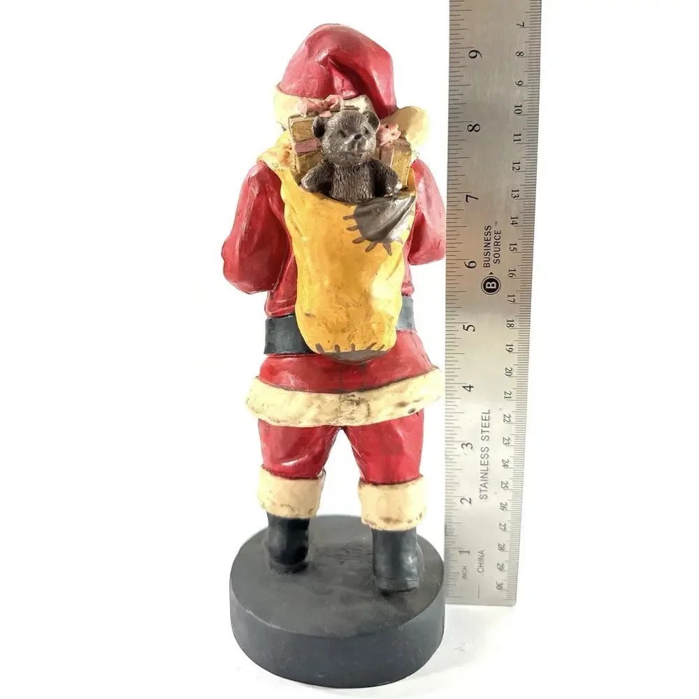 Vintage Windsor Collection Santa Checking His List Figurine 9.5” Resin Christmas